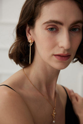 Charlotte Pearl Drop Earrings - Lia Atelier