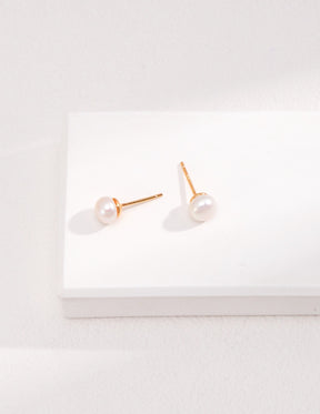 Pearl Chain Tassel Earrings