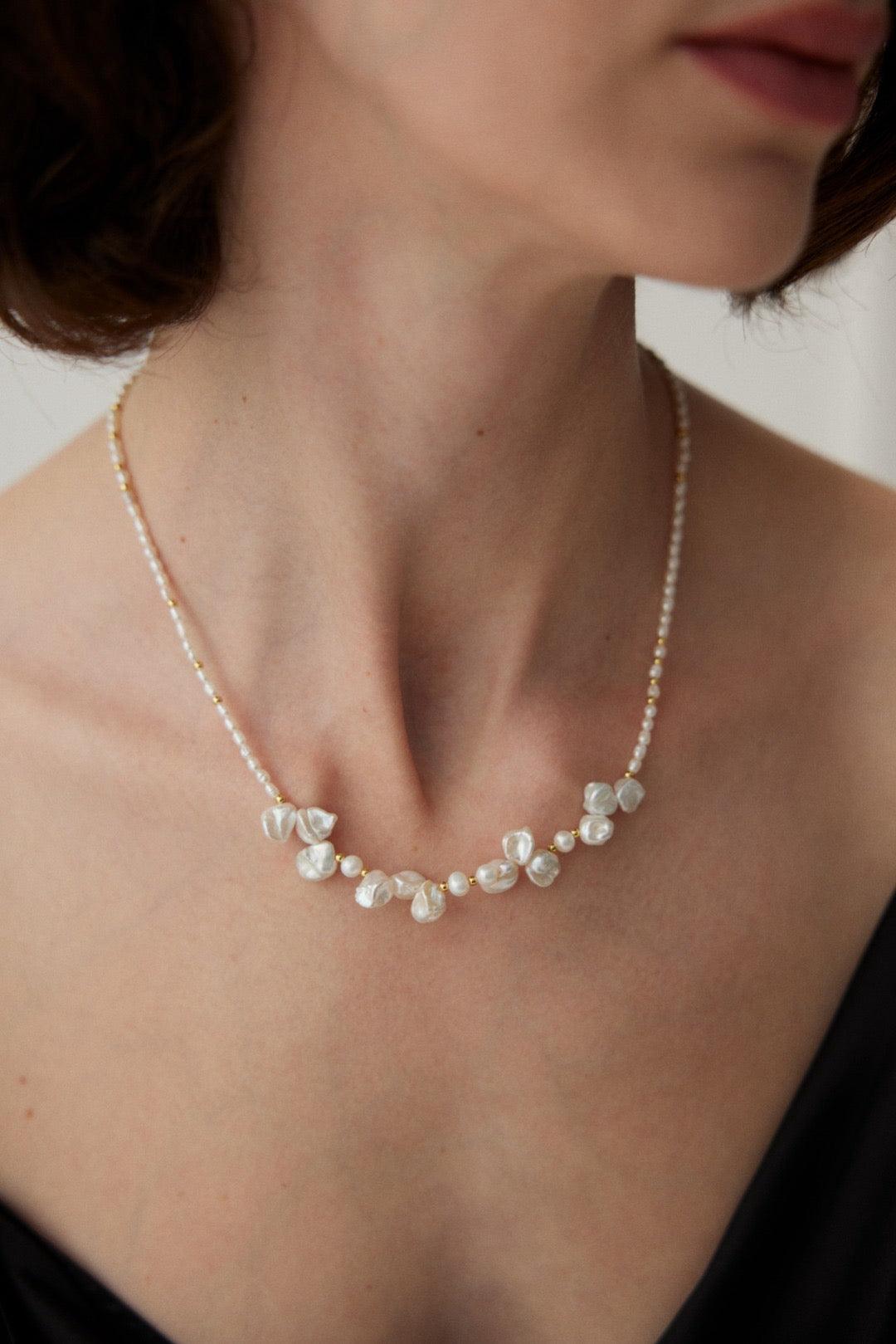  Grace Baroque Pearl Necklace | Premium Baroque Pearl 