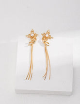 Charlotte Pearl Drop Earrings gold version, lustrous pearl drop in 18K gold vermeil | Lia Atelier