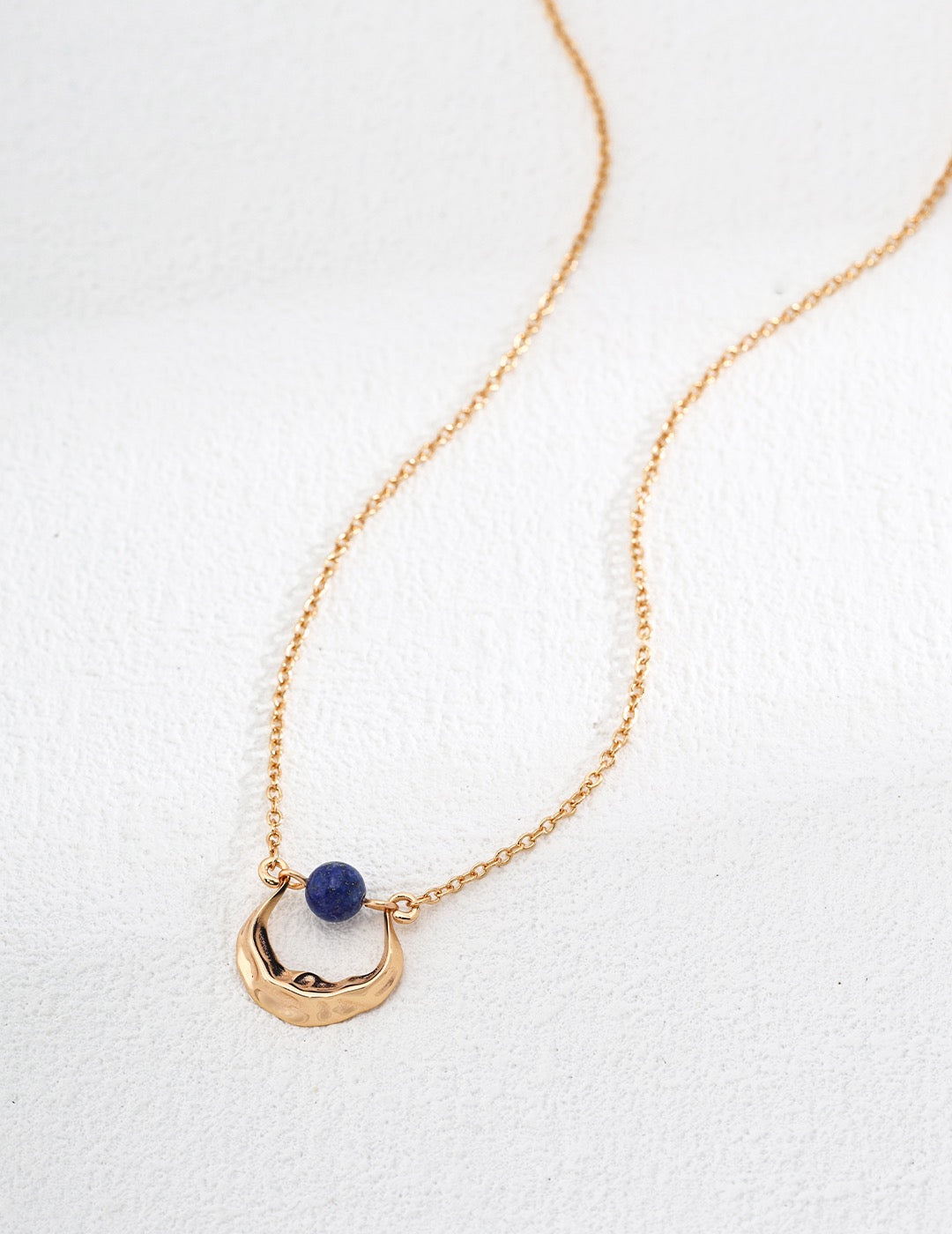 Dahlia Lapis Lazuli Pendant Necklace | Lia Atelier