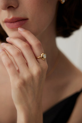 Gold Open Ring - Lia Atelier