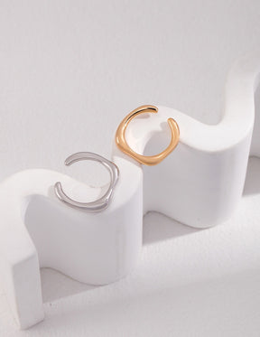 Minimalist Stackable Open Ring Set