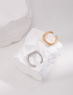 Minimalist Stackable Open Ring Set