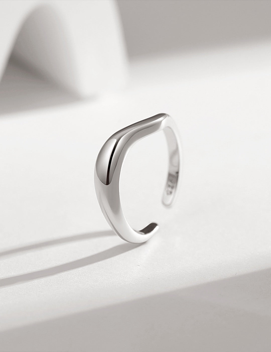 Minimalist Stackable Open Ring Set