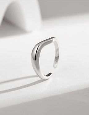 Minimalist Stackable Open Ring Set - Lia Atelier