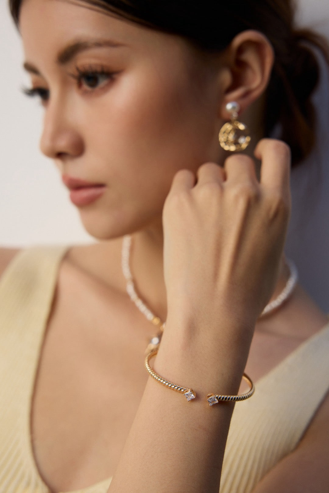 Twilight Twist Open Cuff Bracelet