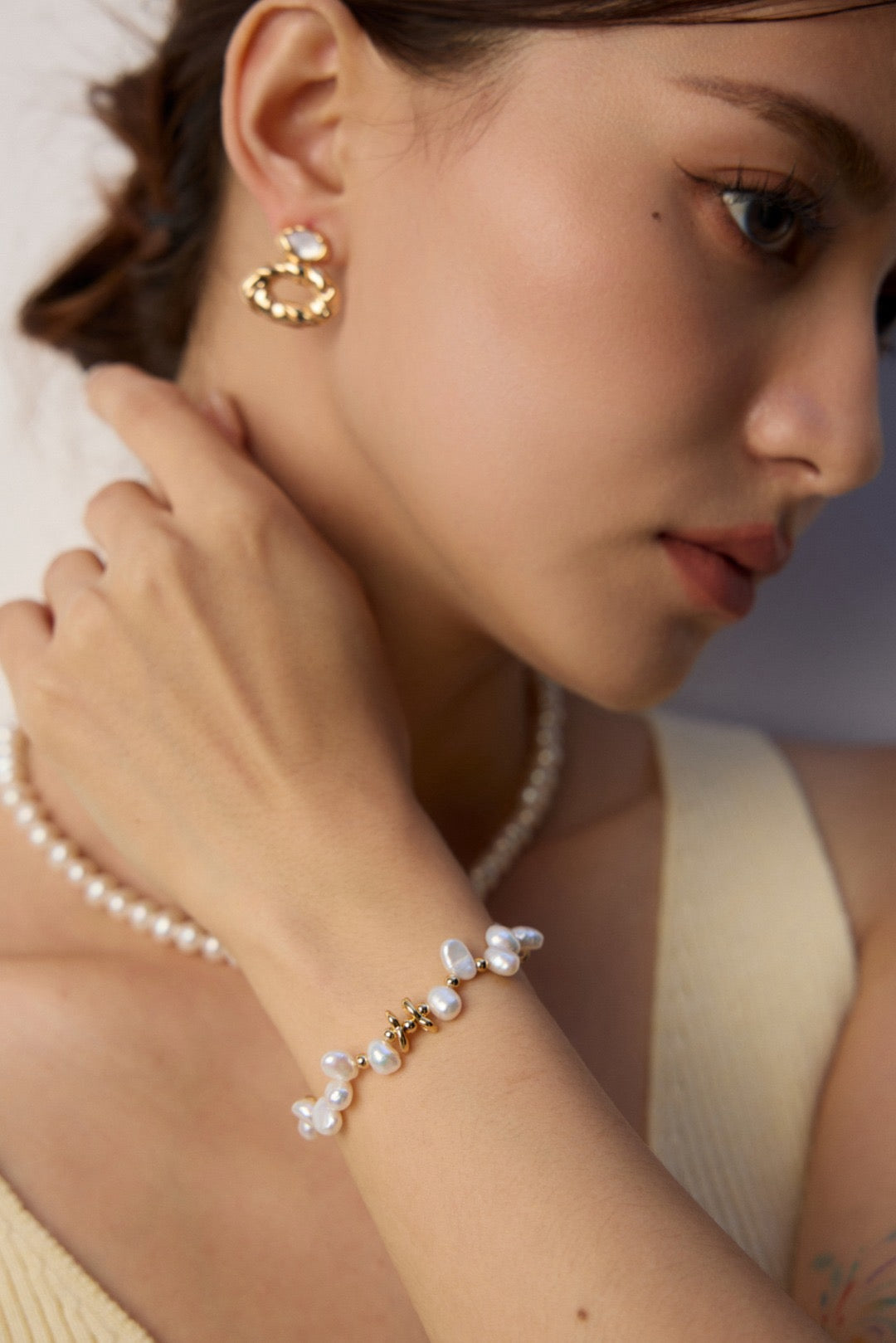 Ensemble de perles de lierre