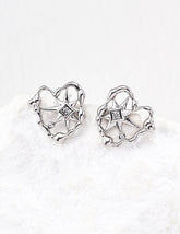 Constellation Heart Stud Earrings