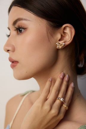 Molten Heart Studs