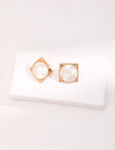 Agnes Mother of Pearl Earrings - Lia Atelier